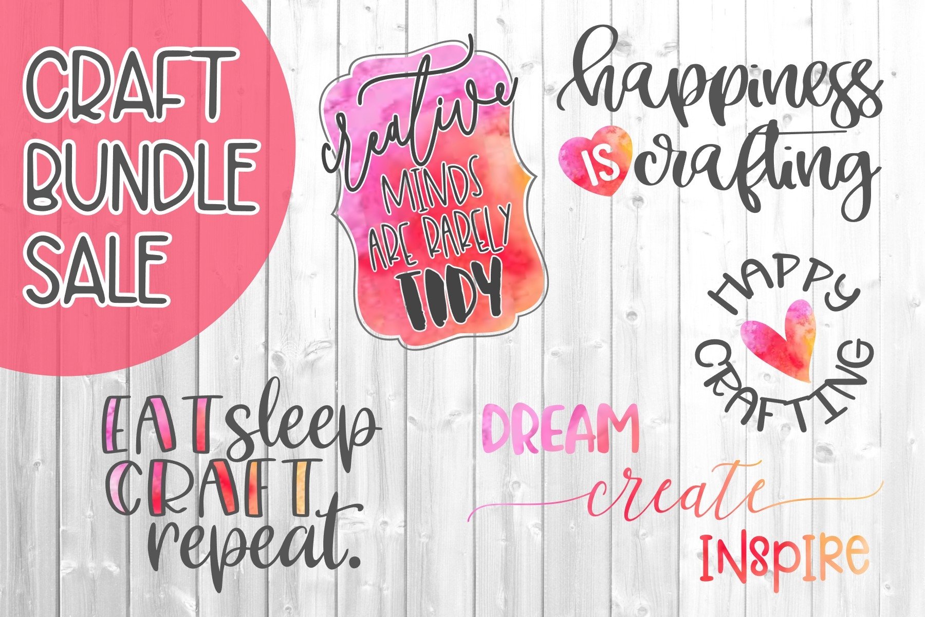 Crafting Quote Bundle SVG DXF PNG