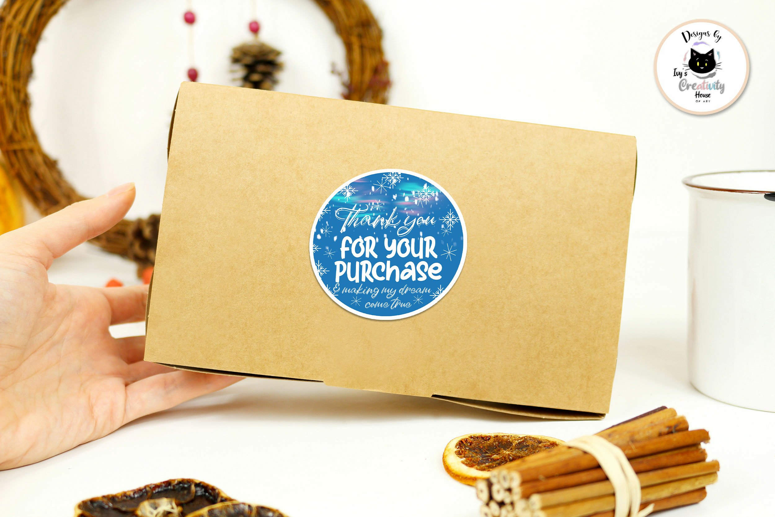 Christmas Sticker Bundle | Christmas Packaging Stickers 3