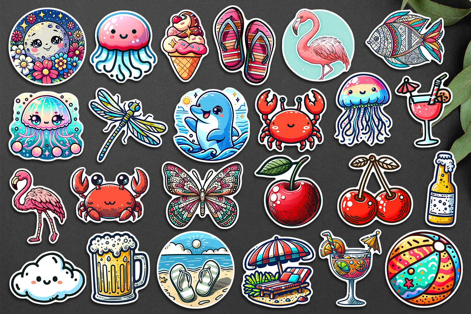 Summer Stickers Bundle | Beach Vibe | Summertime 2