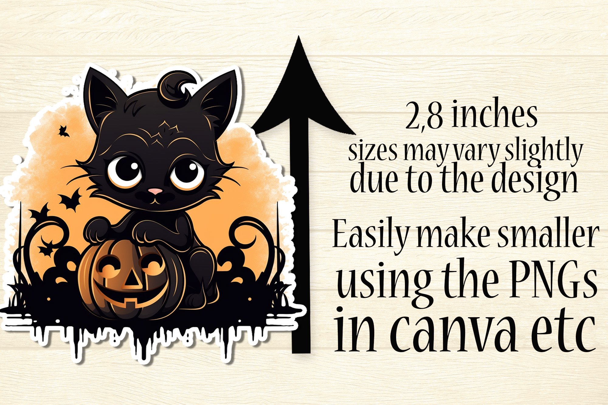 Cute Witch Halloween Sticker Bundle - Cat Halloween Stickers 2
