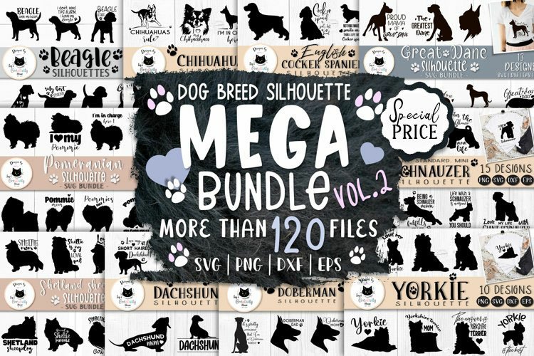 Dog SVG Mega Bundle | Dog Silhouette Mega Bundle