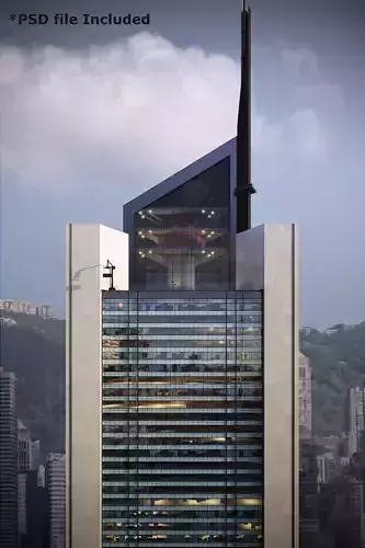 Skyscraper 2 SUPERTALL 3D model