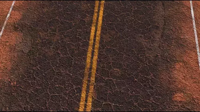 Desert Highway 3D model