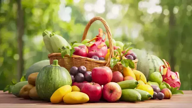 3D Fruit and Vegetable Collection 3D model