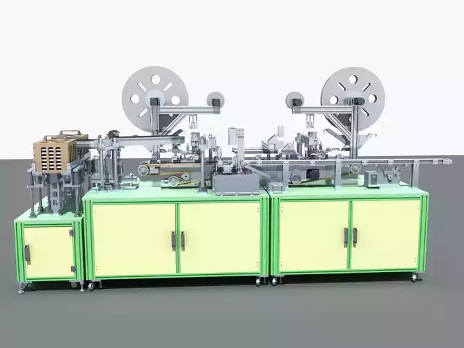 Industrial Equipment 26 - Automatic Cutting and Loading  3D model