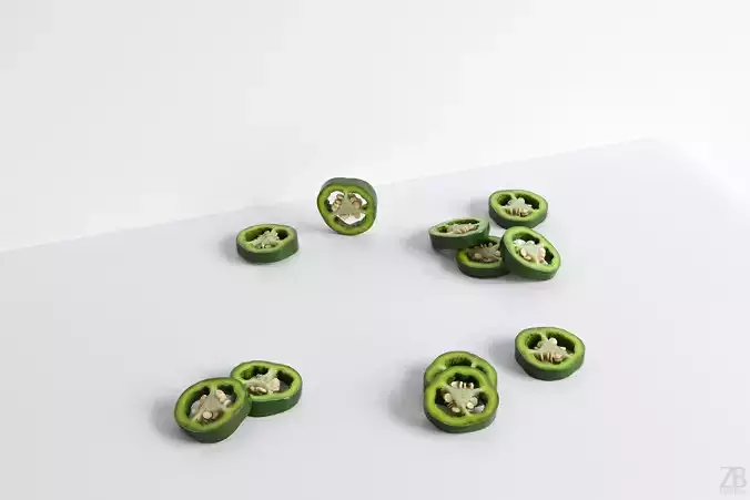 Jalapeno 3D model