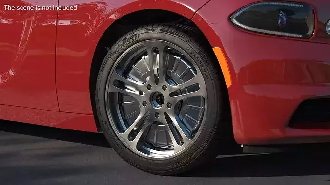 In-Wheel Electric Drive Assembly 3D model 3