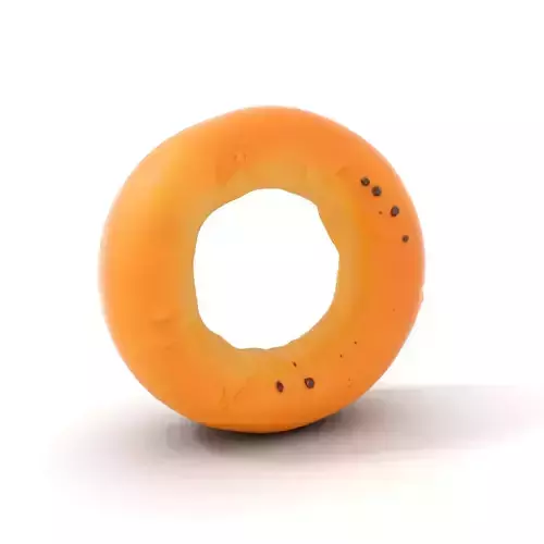Golden Bagel model pack Low-poly 3D model