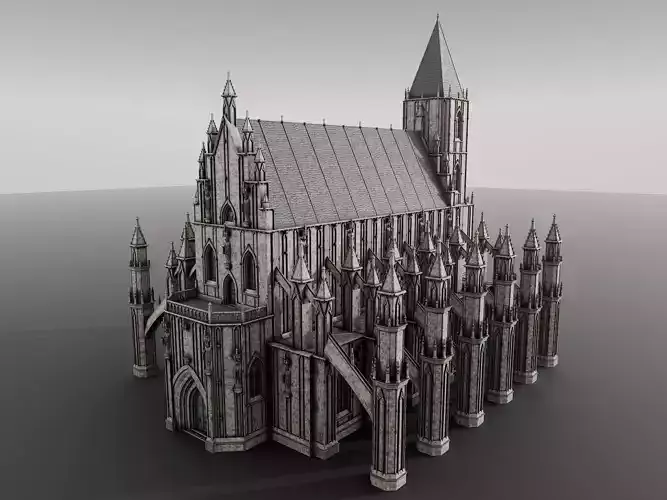 Gothic Cathedral 3D model