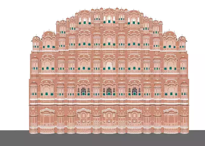 Hawa Mahal Jaipur 3D model