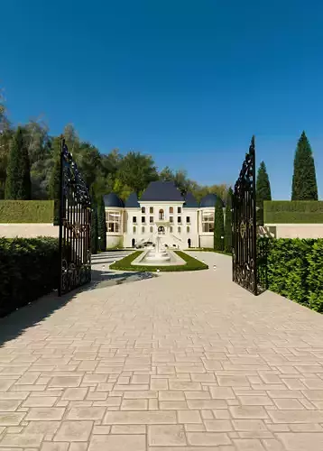Les Cedres mansion - france 3d model 3D model